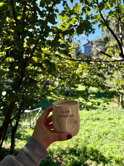 "Slow mornings" šalica